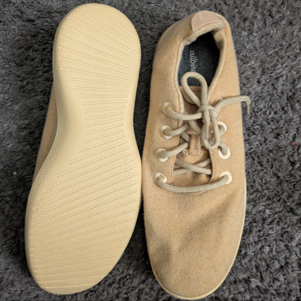Allbirds Woolrunners Yellow Men size 13 Merino Wool 082025 - Picture 4 of 9